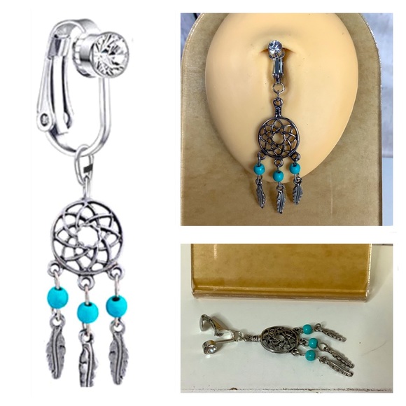 Clip-On Belly Button Ring - Picture 1 of 6